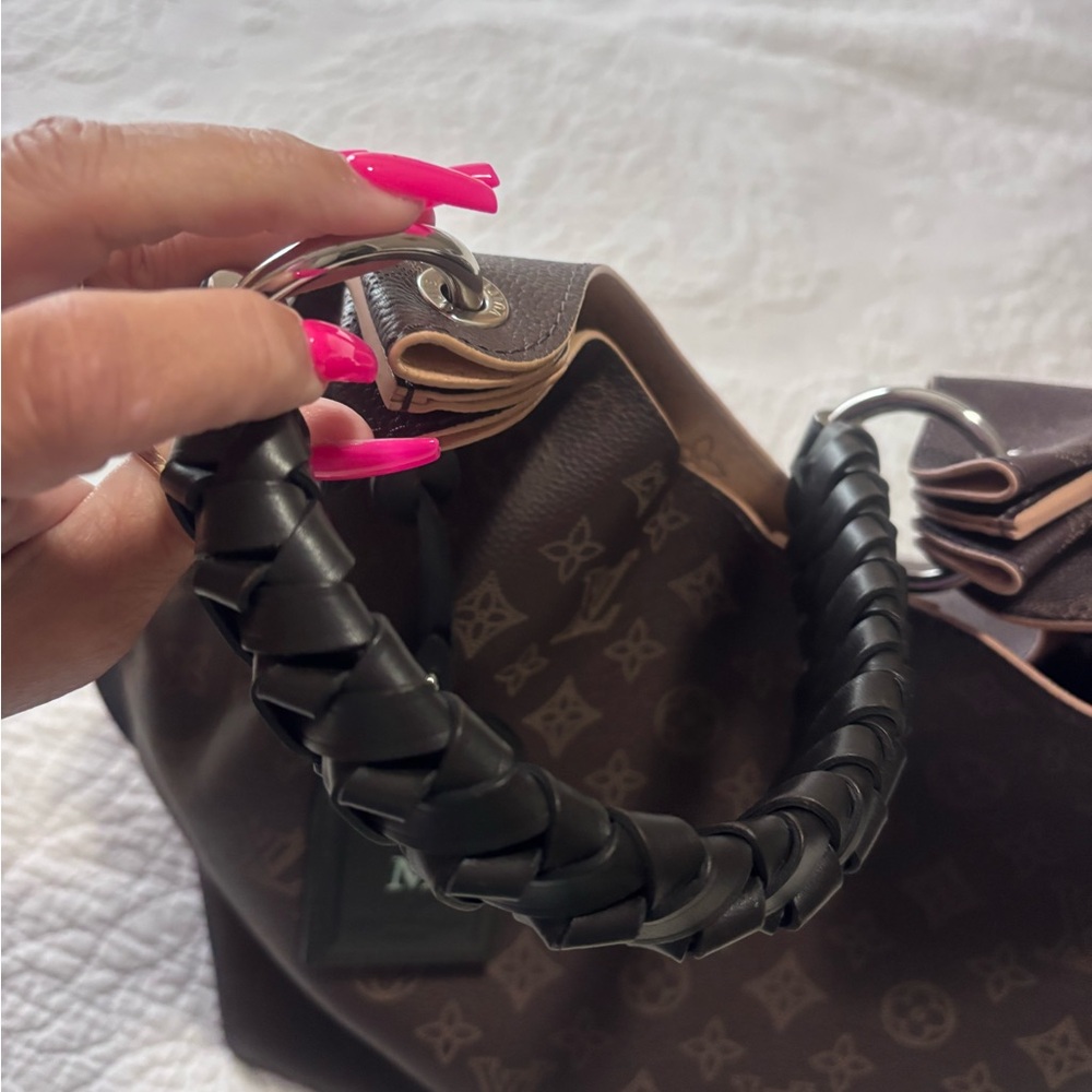 Louis Vuitton Dark Brown Monogram Shoulder Bag - Picture 13 of 16